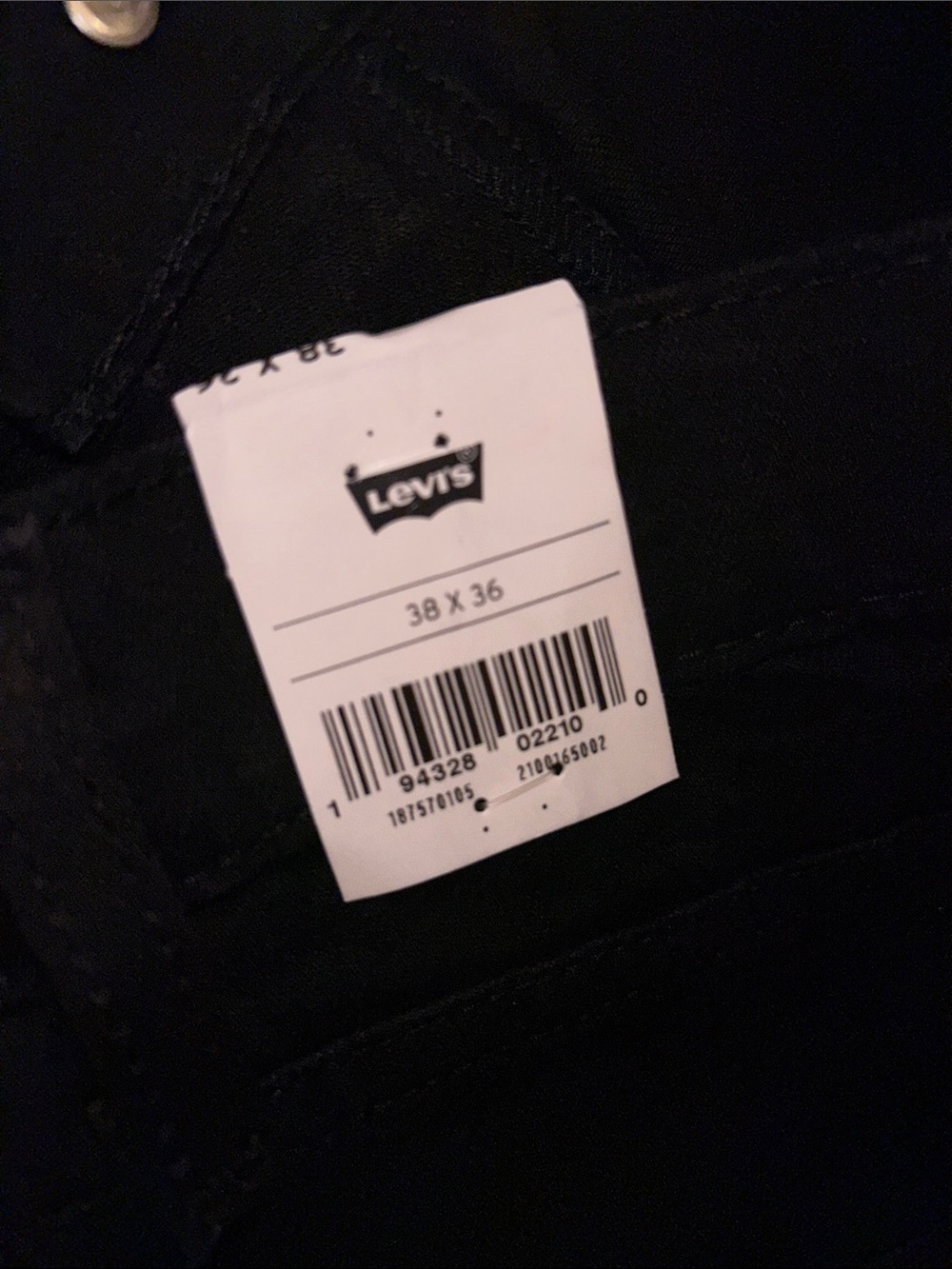 Levi's Black 541 Athletic Taper Jeans - Picture 7 of 7
